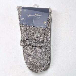 Universal Thread Marled Gray Ankle Socks - 3 Pack